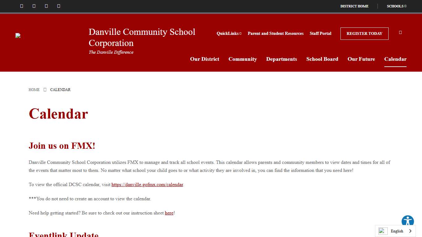 Calendar - Danville Community School Corporation